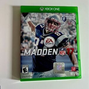 Madden NFL 17 Xbox One Game - Green Case